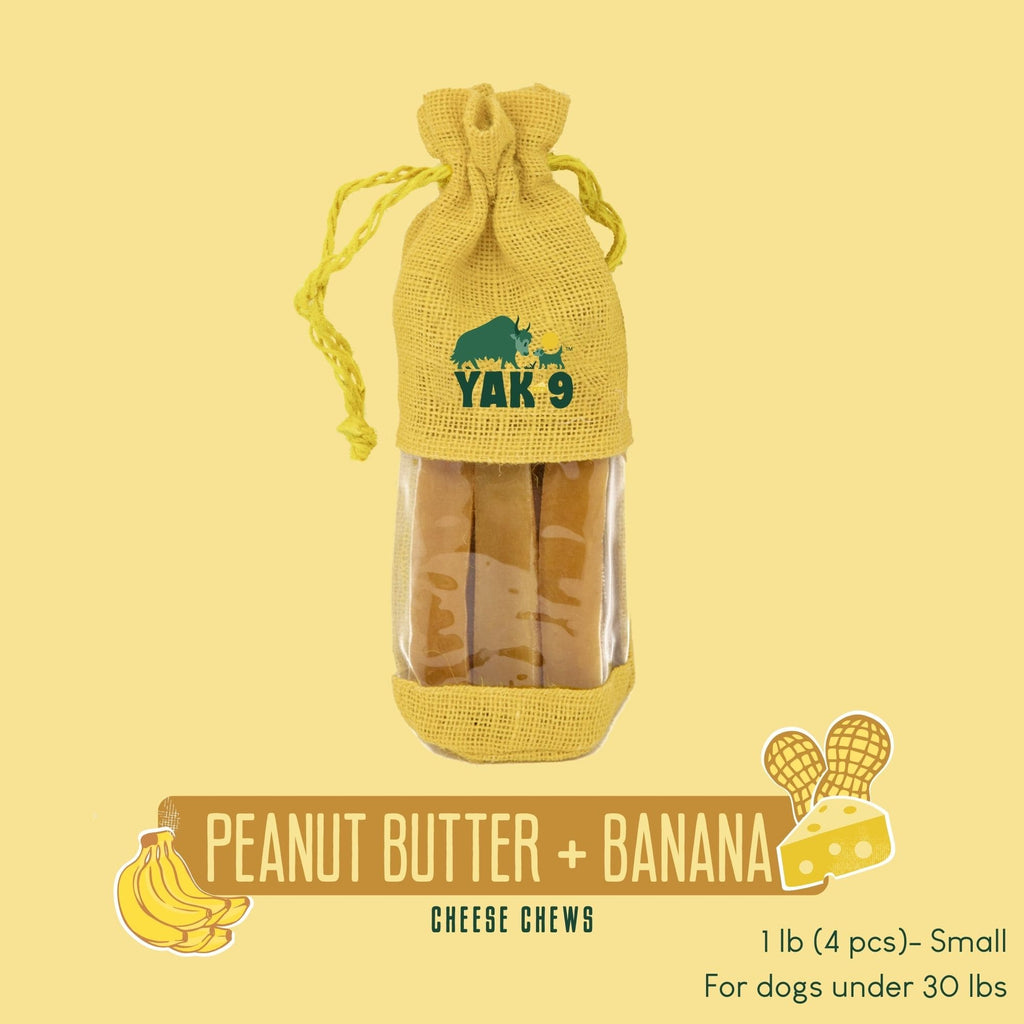 Peanut Butter & Banana Chews for Dogs