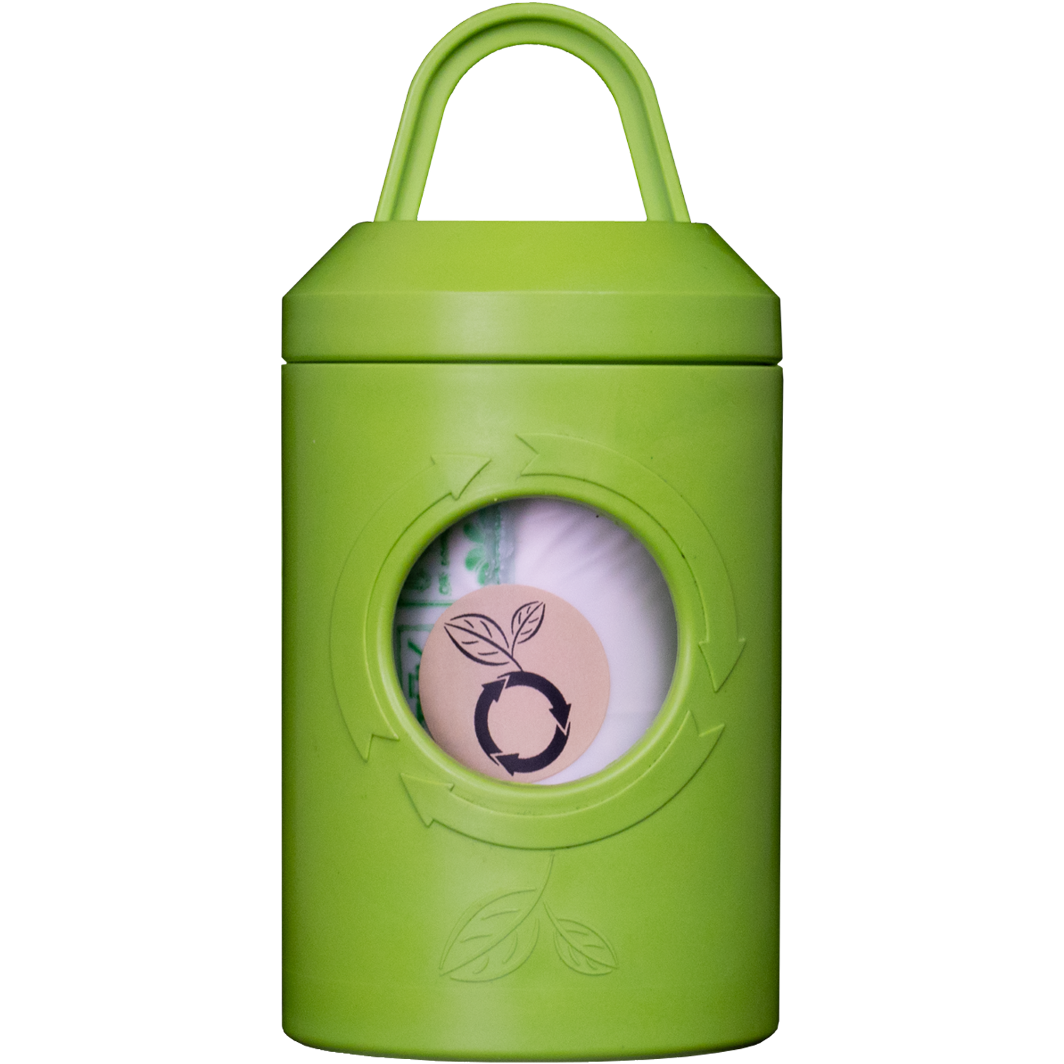 beyondGREEN Dog Poop Bag Leash Dispenser – Clip-On Holder Fits Standard Rolls – Durable & Portable
