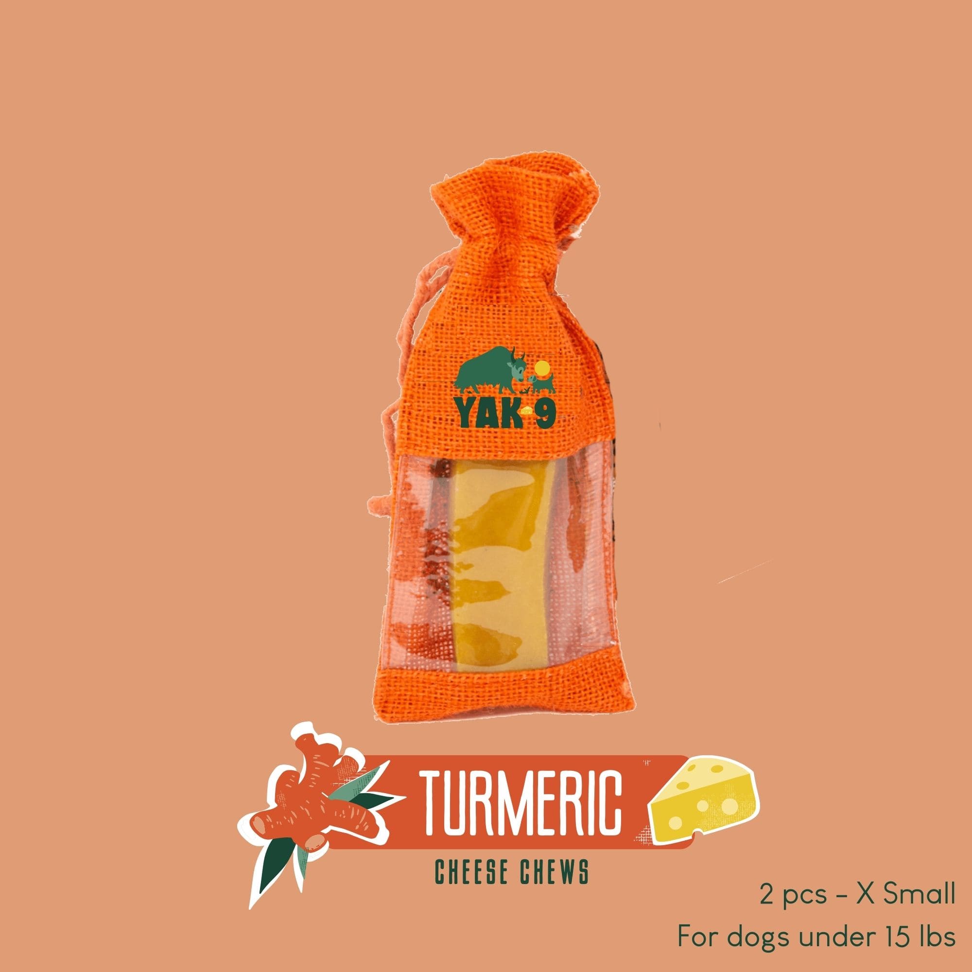 Turmeric Cheese Chews for Dogs