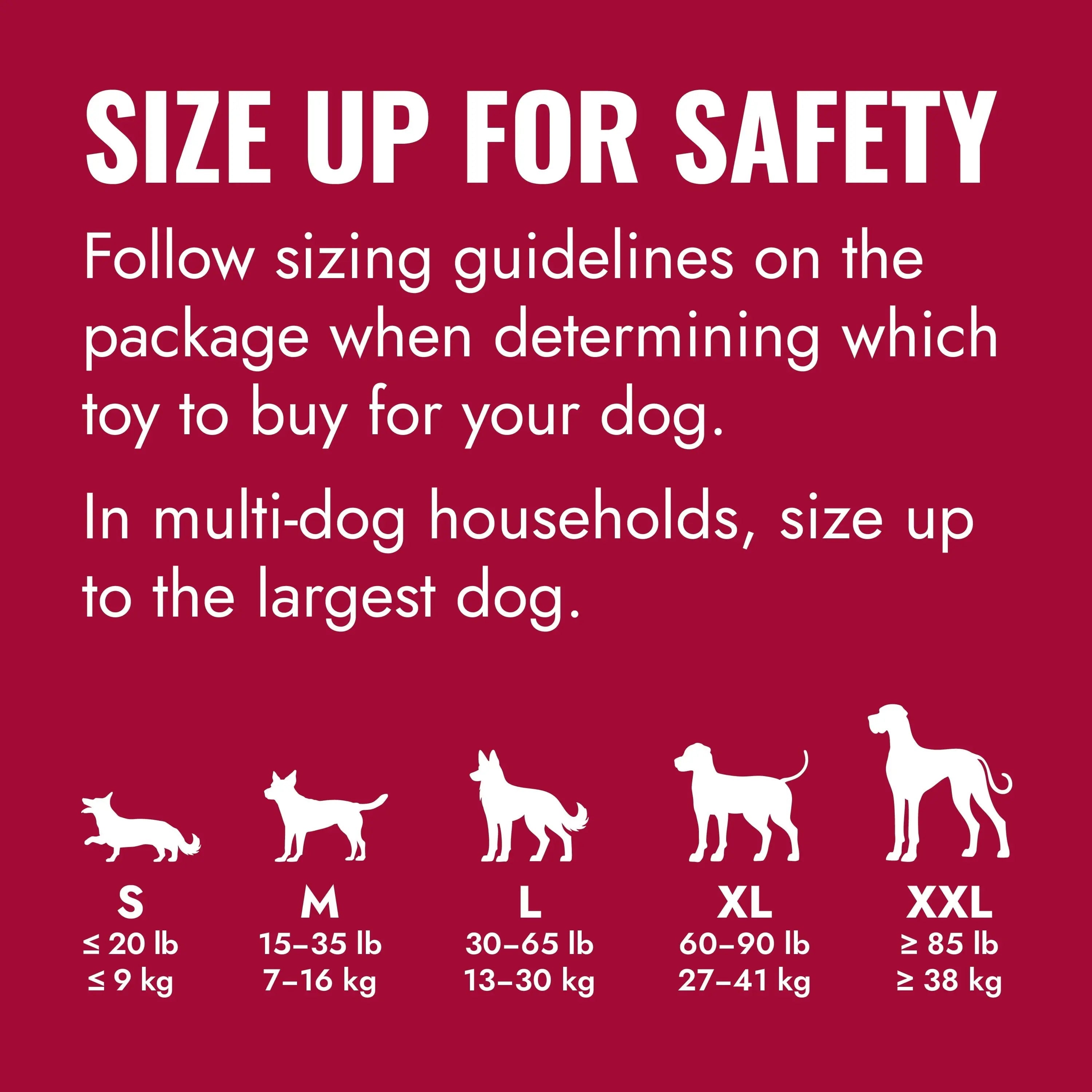 ® Classic Stuffed Dog Chew Toy, XL